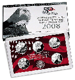2008 US Mint Silver Proof Quarter Set, Hawaii Silver Proof Quarter Set, 2008 Hawaii  State Silver Proof Set, United States Mint 2008 State Silver Proof Set, alohamemorabilia.com, Aloha Memorabilia Company